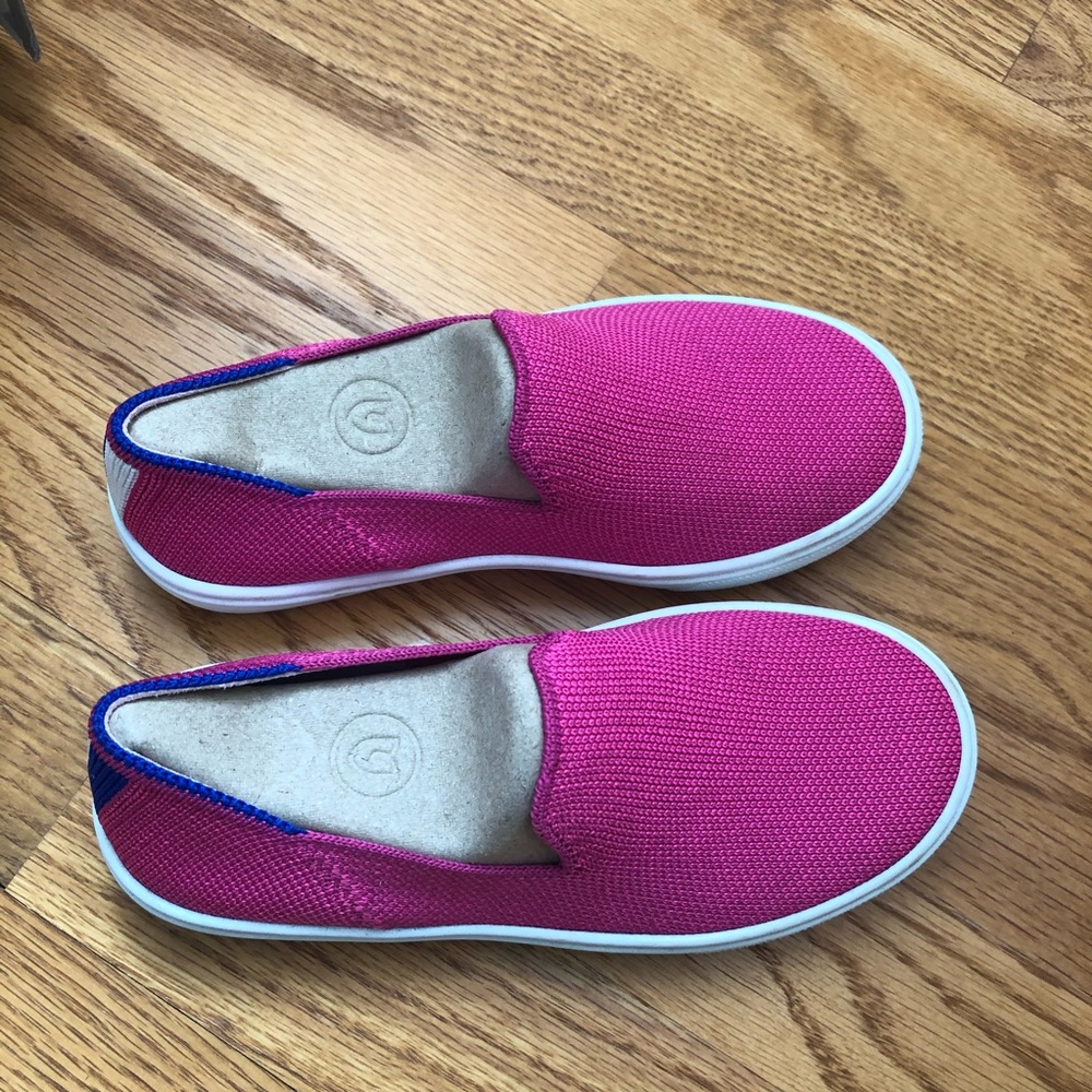 Little girls Rothy’s bubble gum pink size 12